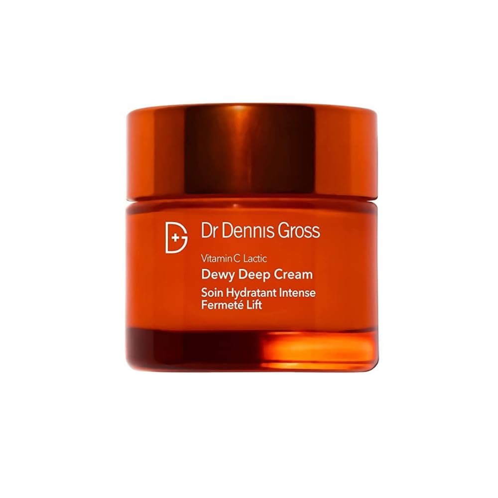 Dr Dennis Gross Women’s VitC+Lactic Dewy Deep Cream, Ultra-rich, 2 Ounce (Pack of 1)