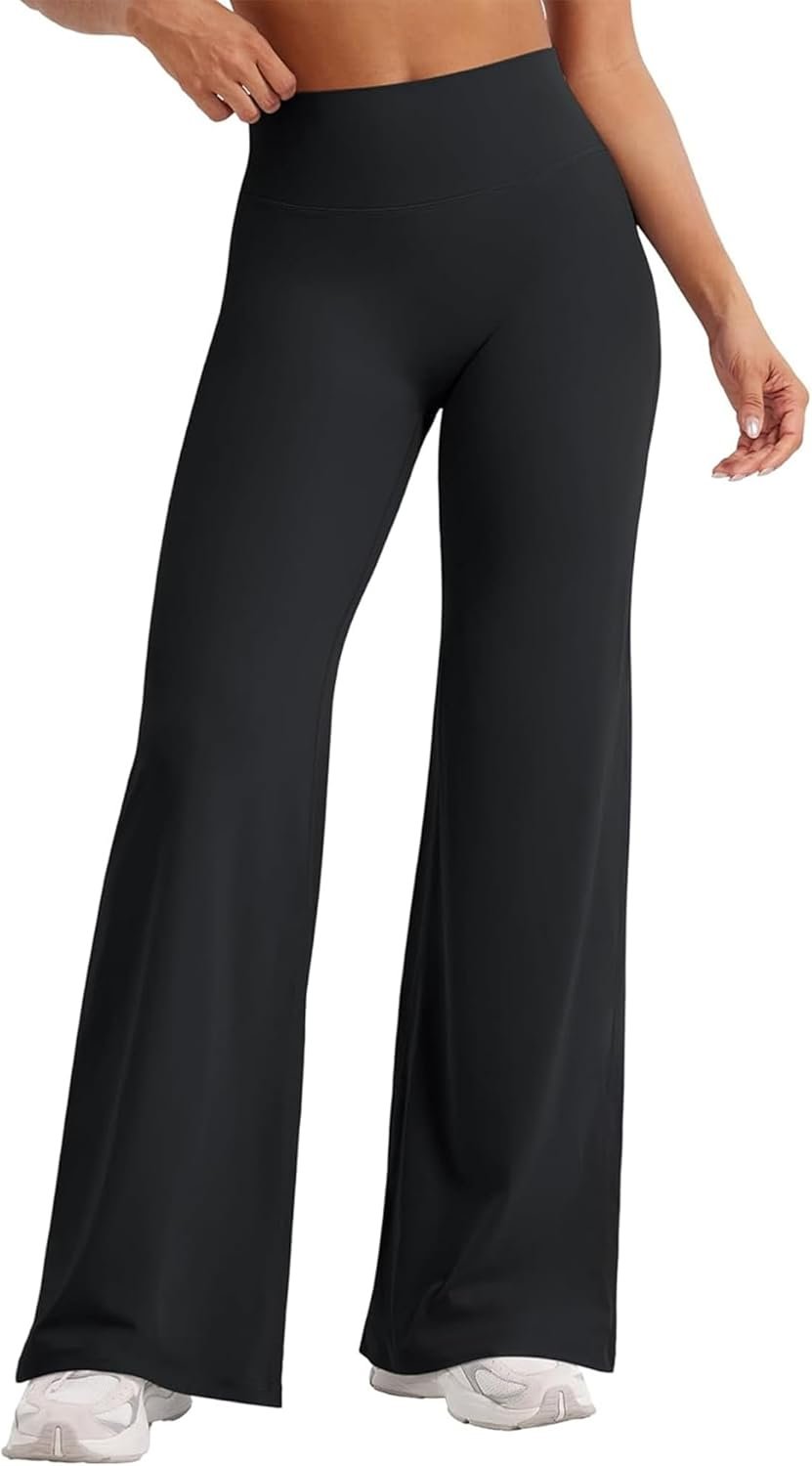 Workout Leggings Womens No Front Seam Straight Leggings, High Waist Womens Yoga Pants Lounge Buttery Soft Comfy Casual