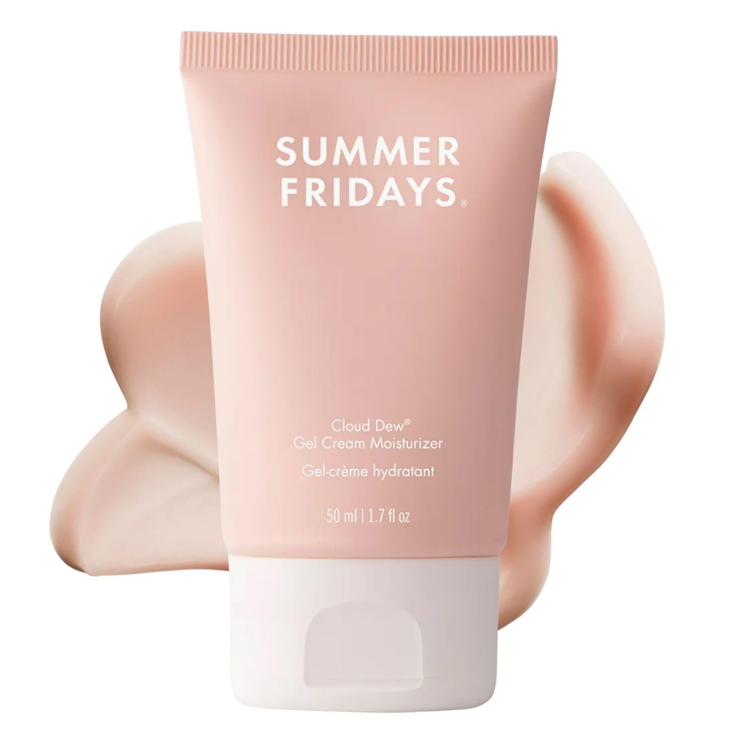 Summer Fridays Cloud Dew® Gel Cream Moisturizer – Lightweight Facial Moisturizer with Hyaluronic Acid, Coconut Water, Cherry Extract + Ceramides for Skin-Plumping Hydration (1.7 Fl Oz)