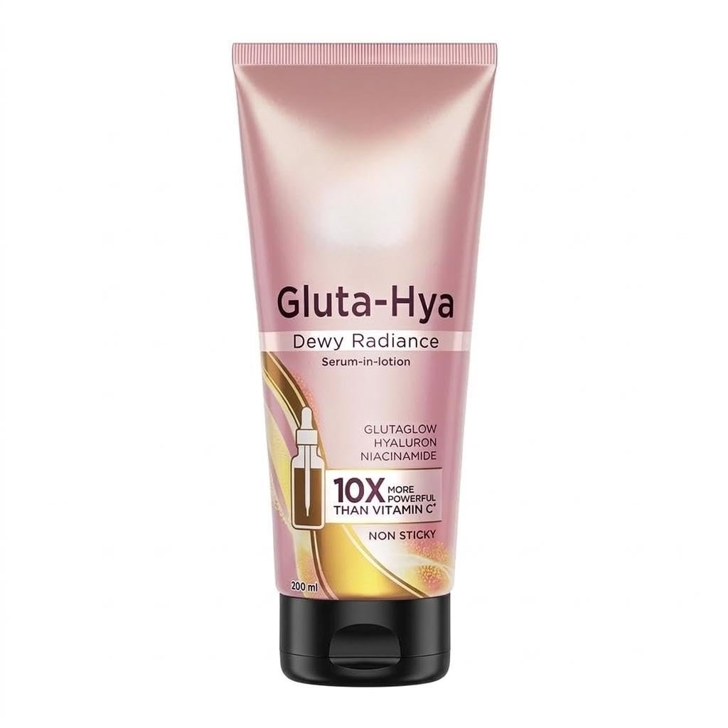 Dewy Radiance Lotion for Face & Body | Gives Brighter Skin | thione & Niacinamide Infused Moisturizer, 200ml