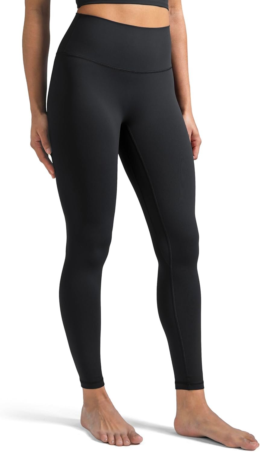 Colorfulkoala Dreamlux No Front Seam Leggings for Women 25″/28″ Inseam, High Waisted Buttery Soft Yoga Pants