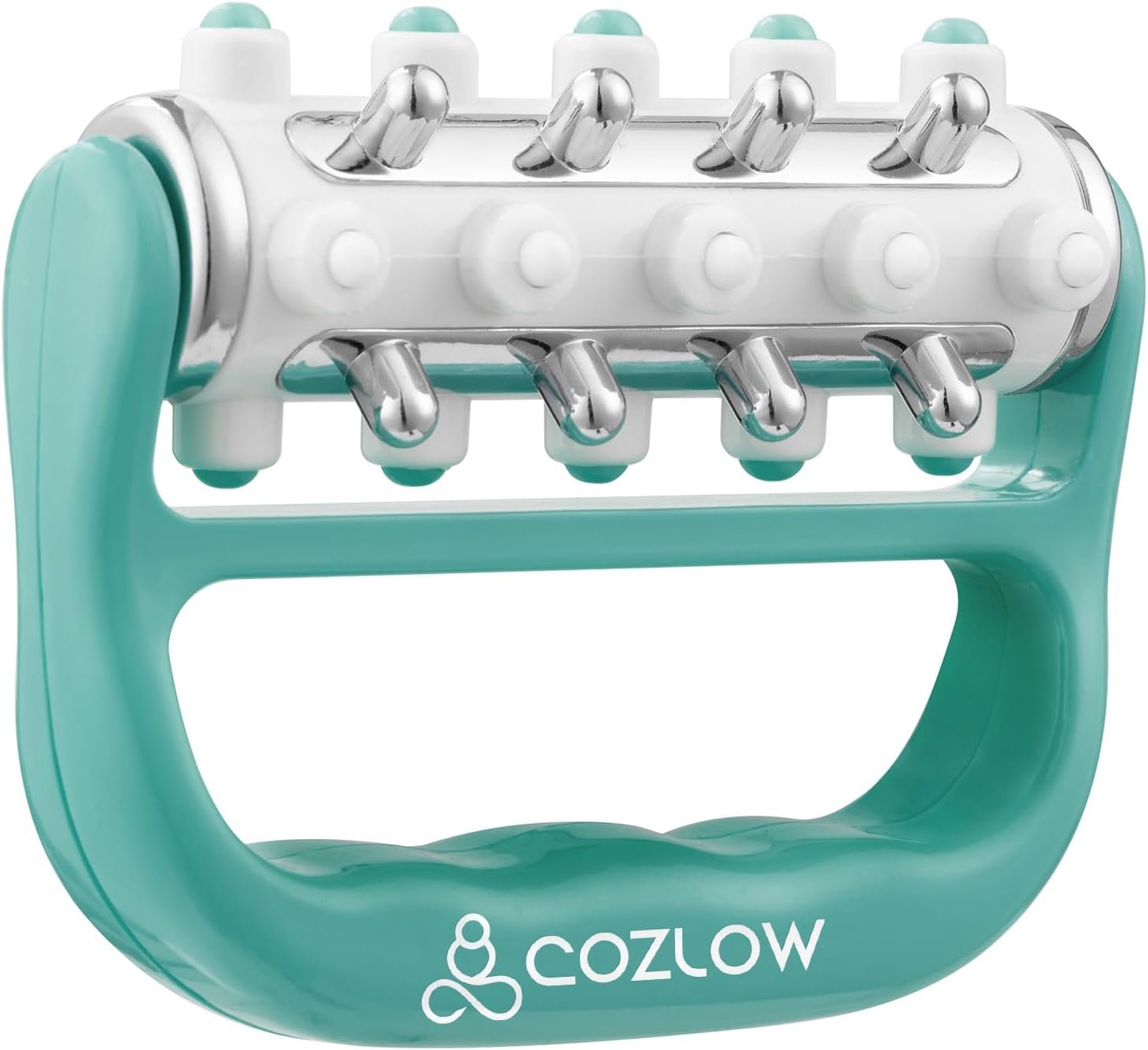 COZLOW – MyoRelease Lymphatic Drainage Massager – Green – Handheld Fascia Release + Scar Tissue Massage Roller for Shoulder, Neck, Belly, Thigh, Leg, Back, Glutes – Helps Reduce Cellulite Appearance