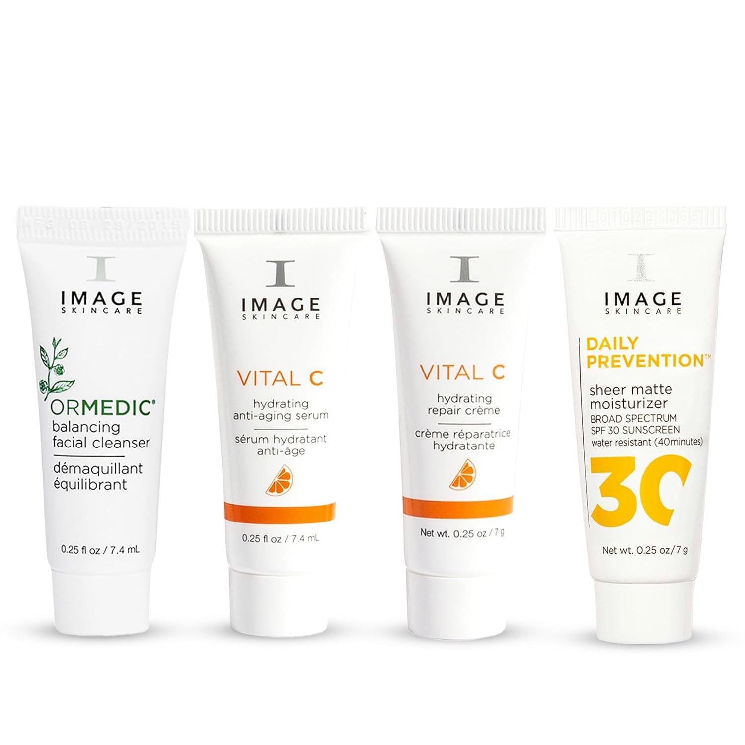 IMAGE Skincare, Five Star Favorites Introductory Skin Care 4 Step Regimen Set for Brighter, Healthier Looking Skin, Travel Size