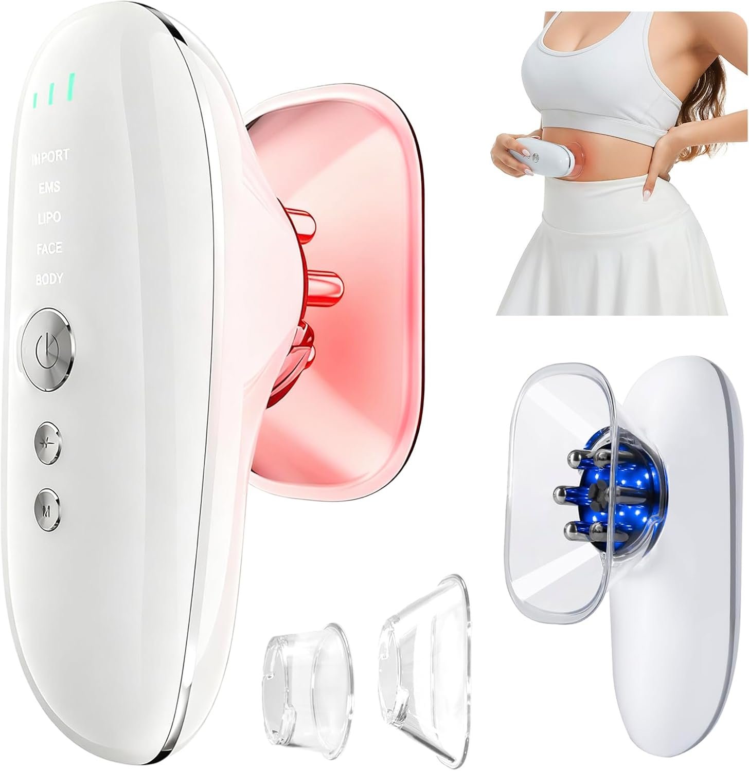 DiDEER 5-in-1 Body Sculpting Machine – Best Cellulite Removal Machine – Lymphatic Drainage Massager, Anti Cellulite Massage Tool & Skin Tightening for Face, Belly, Arms, Legs, Waist, Love Handles