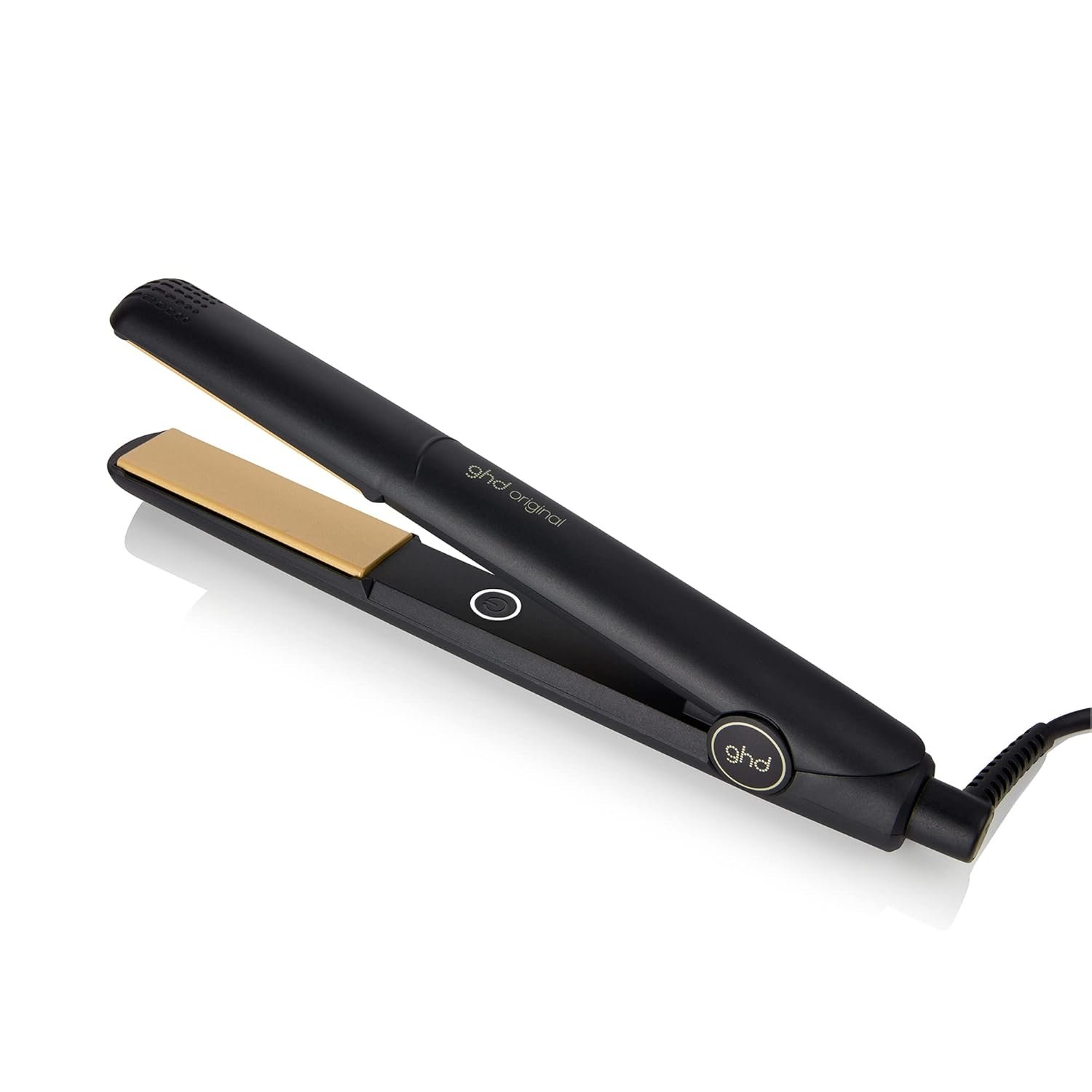 ghd Original Styler – 1” Flat Iron Hair Straightener with Ceramic Heat Technology, 365ºF Safe Styling Temperature, Smooth Gloss Plates, Fast Heat-Up and Auto Sleep Mode – Black