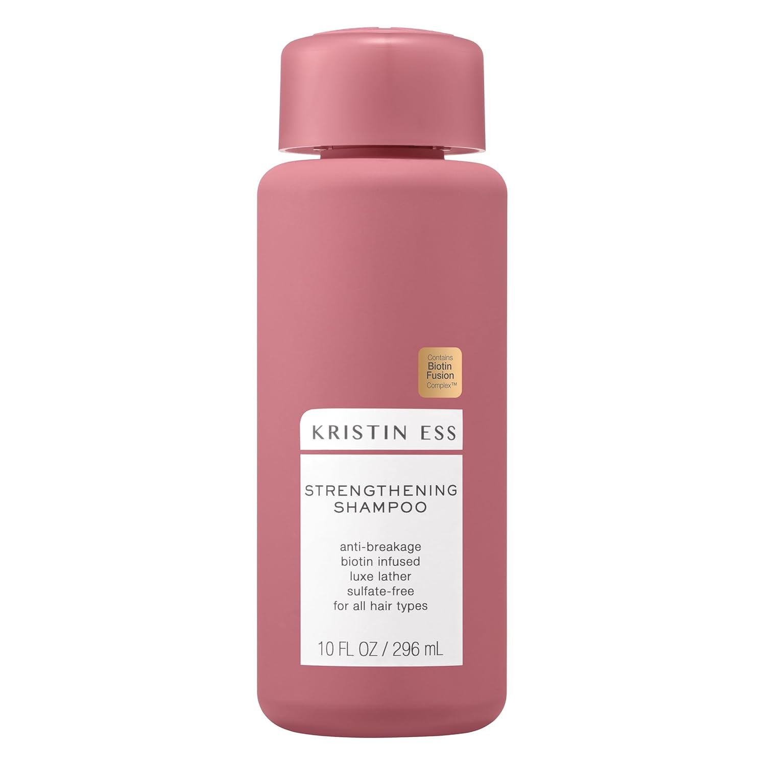 Kristin Ess Biotin Shampoo – Sulfate Free + Color Safe – Promotes Healthy Hair Growth, Strengthens + Nourishes Dry Damaged Hair – Anti-Breakage Fortifying Biotin Repair Shampoo for Volume – Vegan