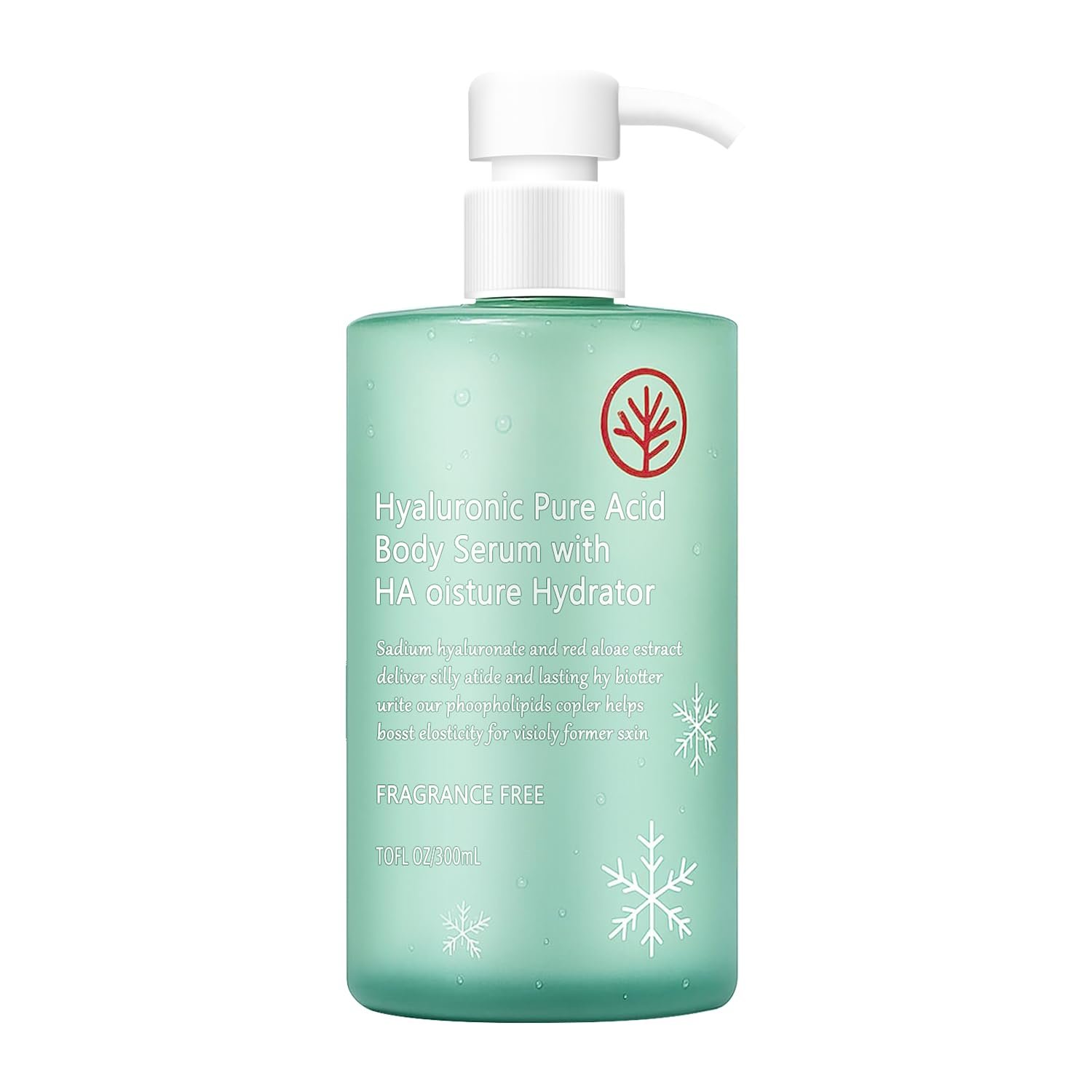 HA Hyaluronic Acid Body Serumr – Acido Hialuronico Body Serum, Lightweight Fast-Absorbing Body Care for Deep Hydration & Silky Smooth, Non-Greasy Skin