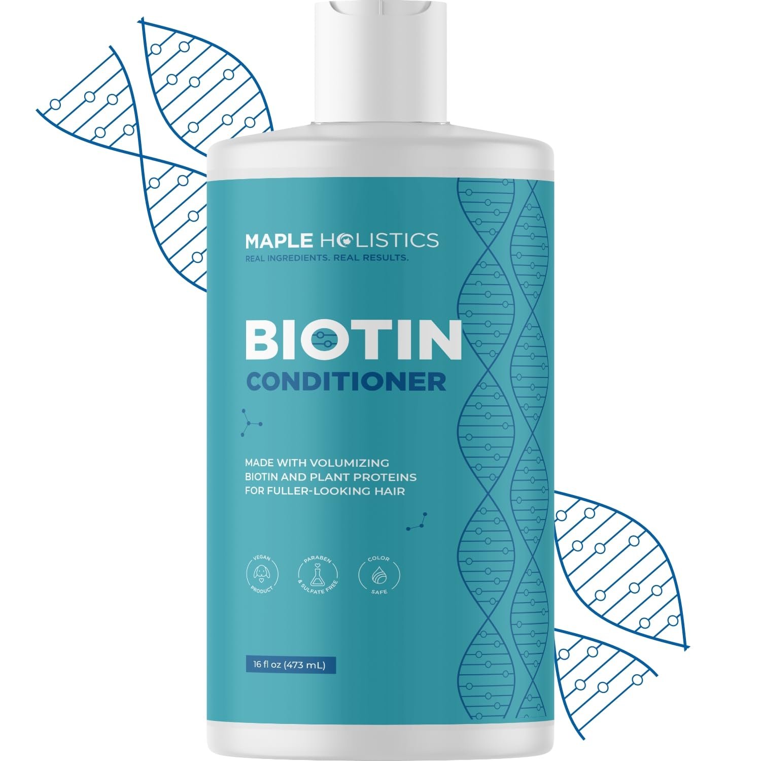 Biotin Conditioner for Thinning Hair – Volumizing Conditioner for Fine Thin & Weak Hair – Sulfate Paraben & Silicone Free with Nourishing Plant Proteins Argan Oil Green Tea & B Vitamins (16 Fl Oz)