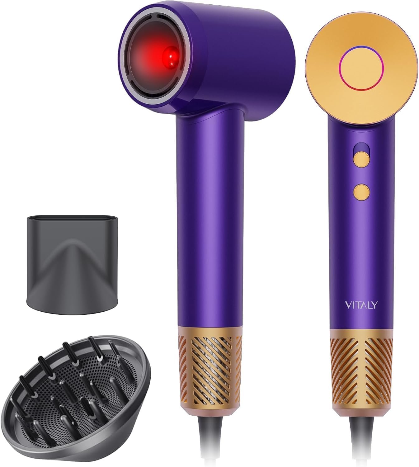Ionic Hair Dryer Professional, High Speed Hair Dryer 180,000 RPM for Fast Drying, Best Blow Dryers for Women 1600W Powerful Fast Drying Quiet and Lightweight for Travel, Women’s Gift