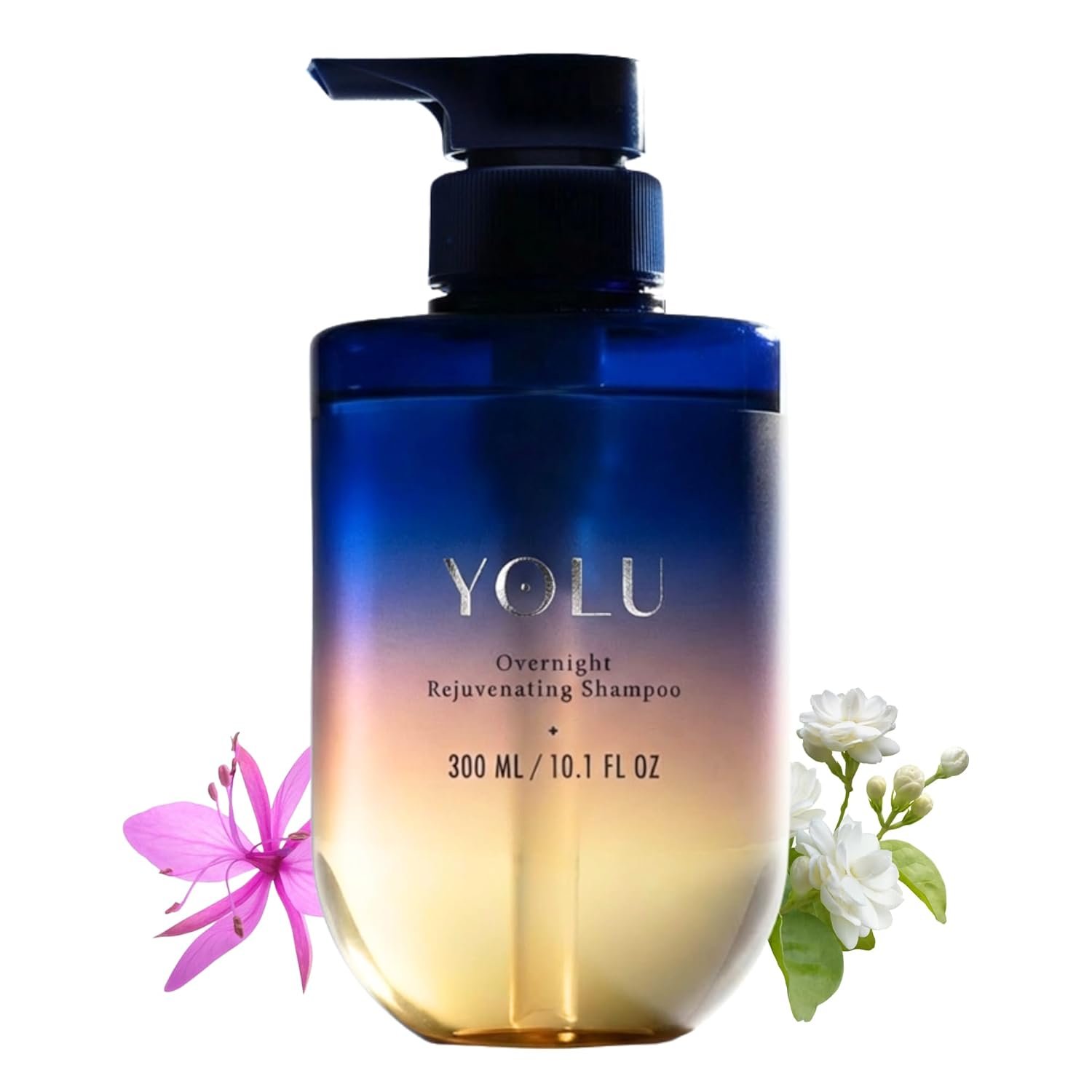 YOLU – Sulfate Free Shampoo for Women & Men – Night Repair Salon Quality Rejuvenating Shampoo – Japanese Haircare with Alpine Willow Extract -Fragrance of Neroli & Jasmine -10.1 fl oz