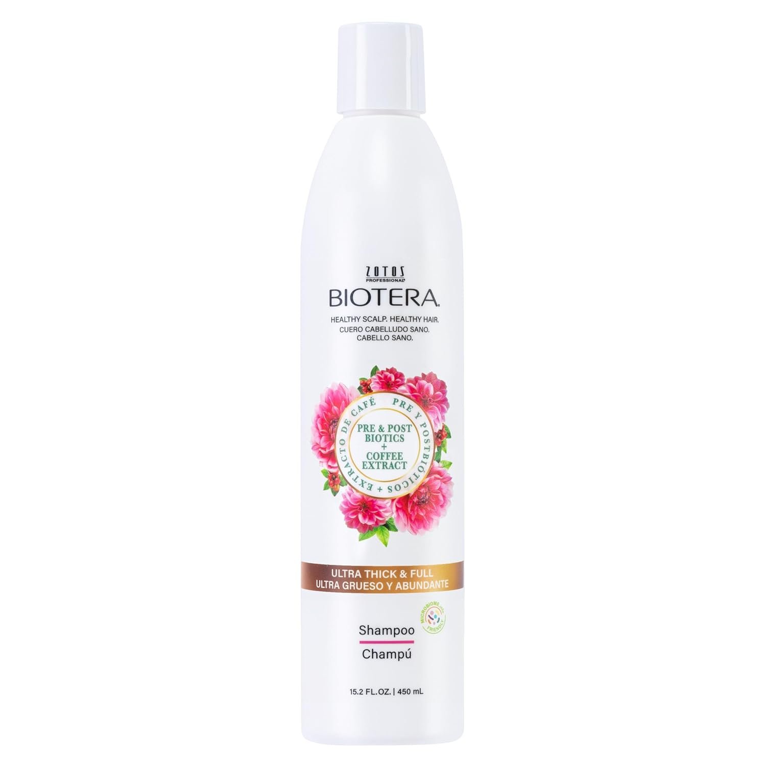 Biotera Ultra Thick & Full Volumizing Shampoo | Increases Volume to Fine, Limp Hair | Microbiome Friendly | Vegan & Animal Test Free | Paraben Free | Color-Safe