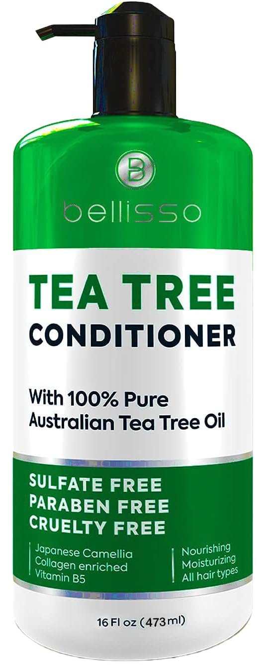 Tea Tree Oil Conditioner – Sulfate and Paraben Free – Anti Dandruff Treatment for Itchy, Dry Scalps – Ideal for Women and Men with Oily Hair and Scalp Buildup