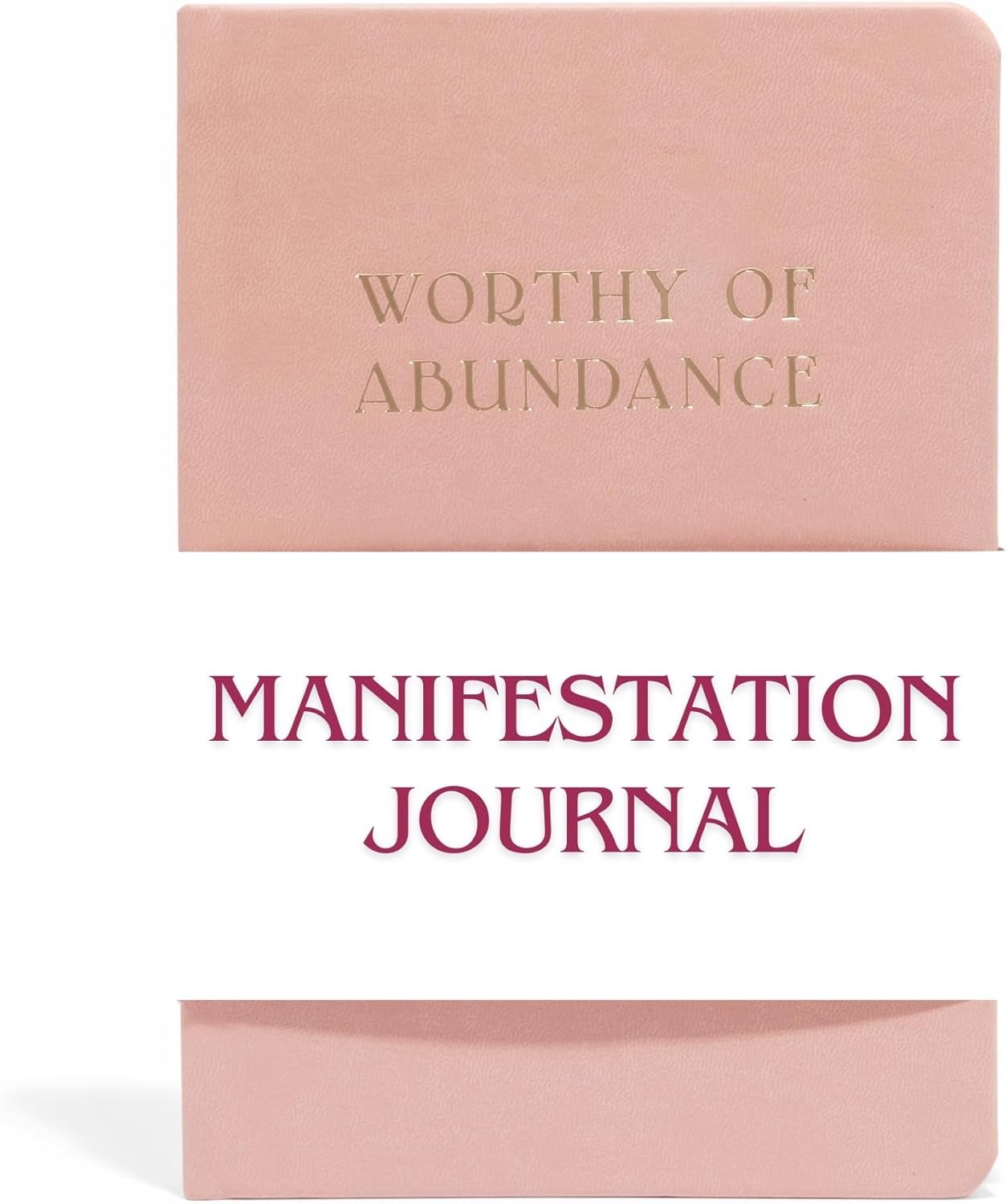 Manifestation Journal – Worthy of Abundance – Manifest Rich Life, Develop Millionaire Money Mindset – Daily Guided Gratitude Luxury Miracle Planner with Prompts for Women & Men Gift