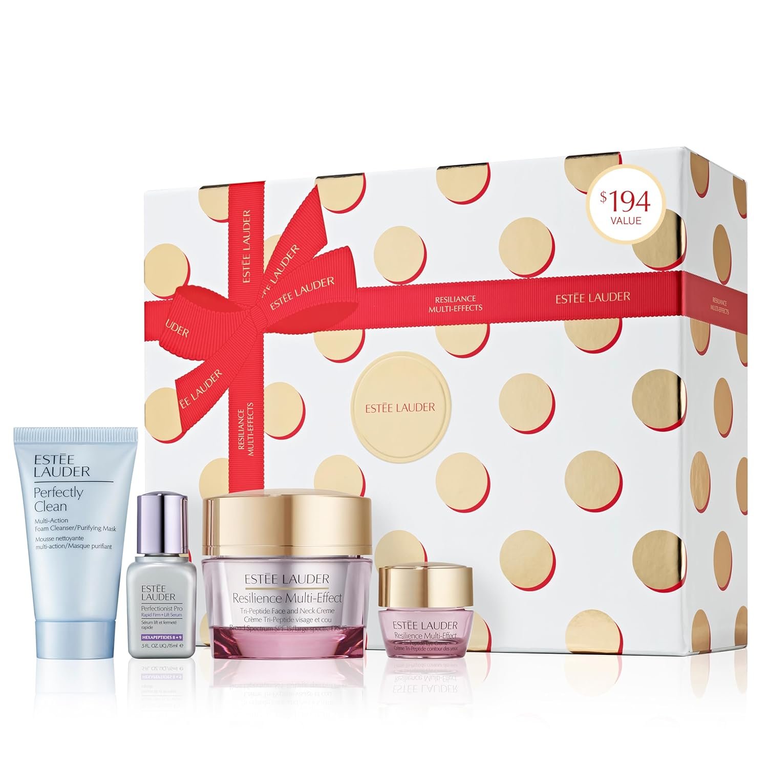 Estée Lauder Resilience Multi-Effect Tri-Peptide Face and Neck Cream Moisturizer SPF 15 | Plumping & Anti-Aging