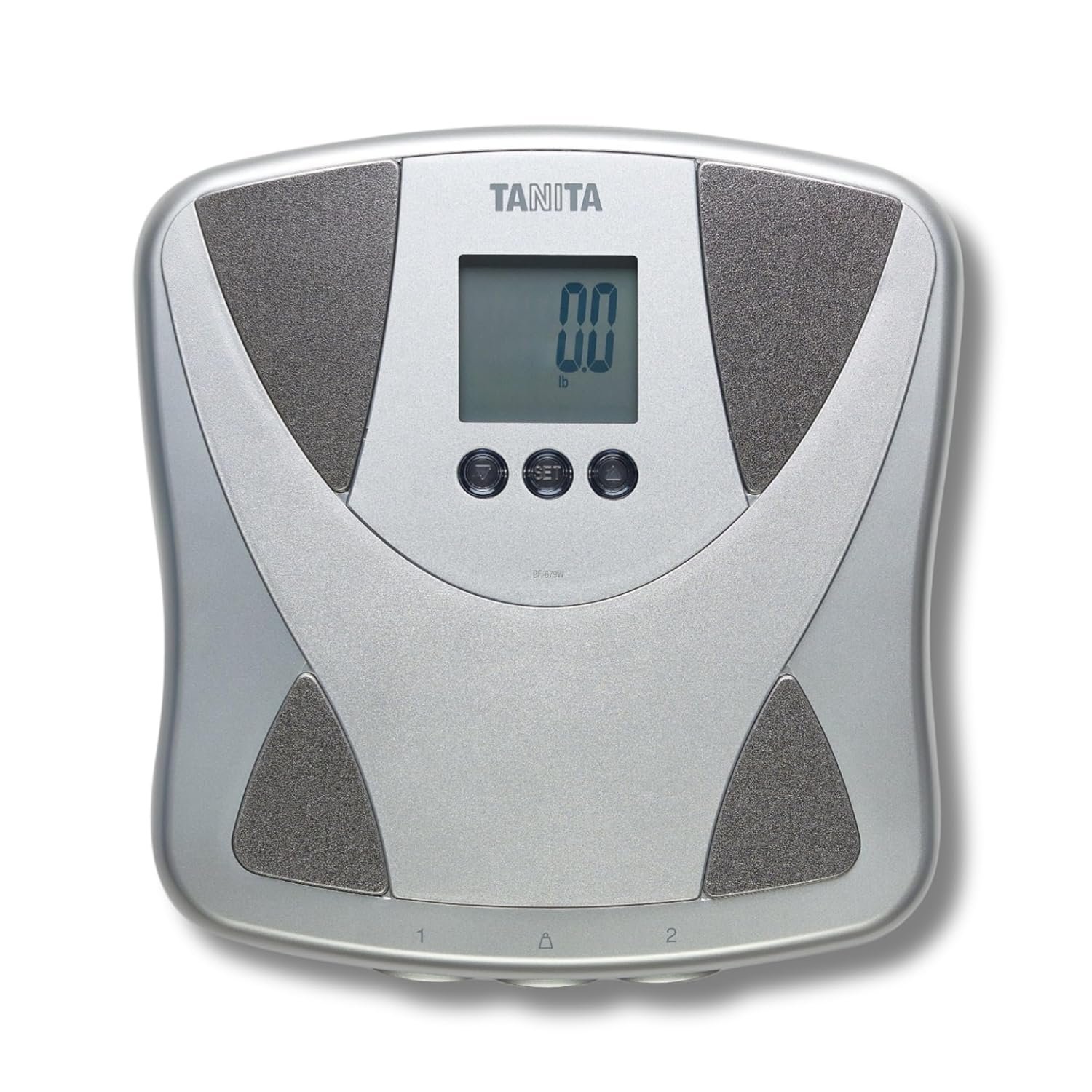 Tanita BF-679W Multi-Frequency Digital Body Fat and Body Water Scale – Smart Bathroom Weight Scale – Body Composition Monitor with Japan Technology – 300 lb Capacity – 2-User Memory