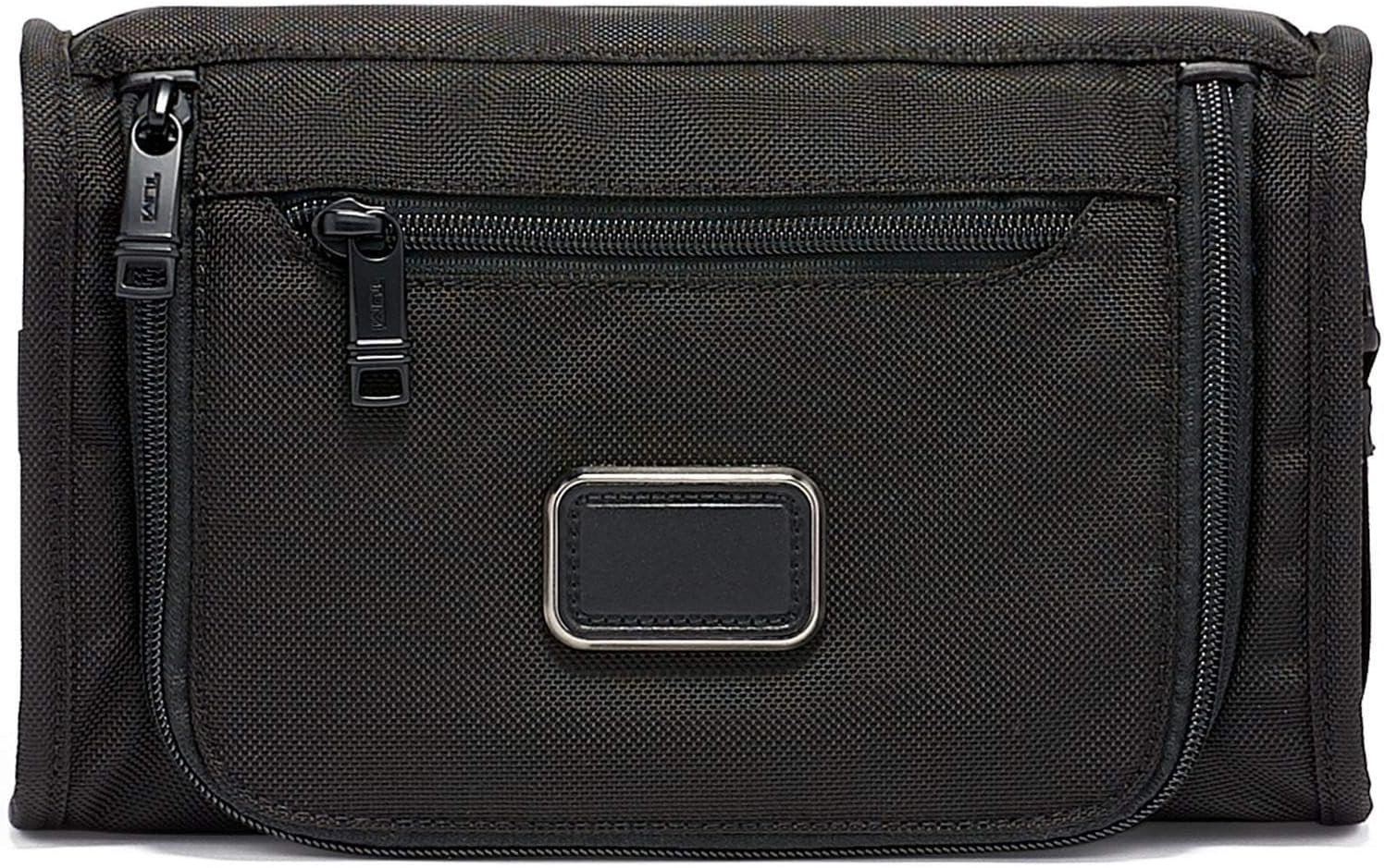 TUMI – Alpha Travel Kit – Travel Toiletry Bag – Compact Travel Organizer for Cosmetics & Essentials – TUMI Tracer – Black