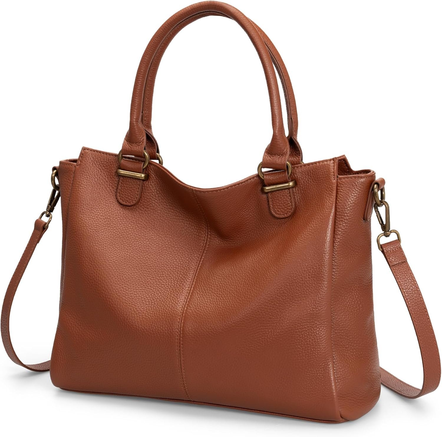 befen Soft Genuine Leather Purses for Women Medium Tote Bag Handbags Crossbody Bags with Top Handles Shoulder Satchel Purse