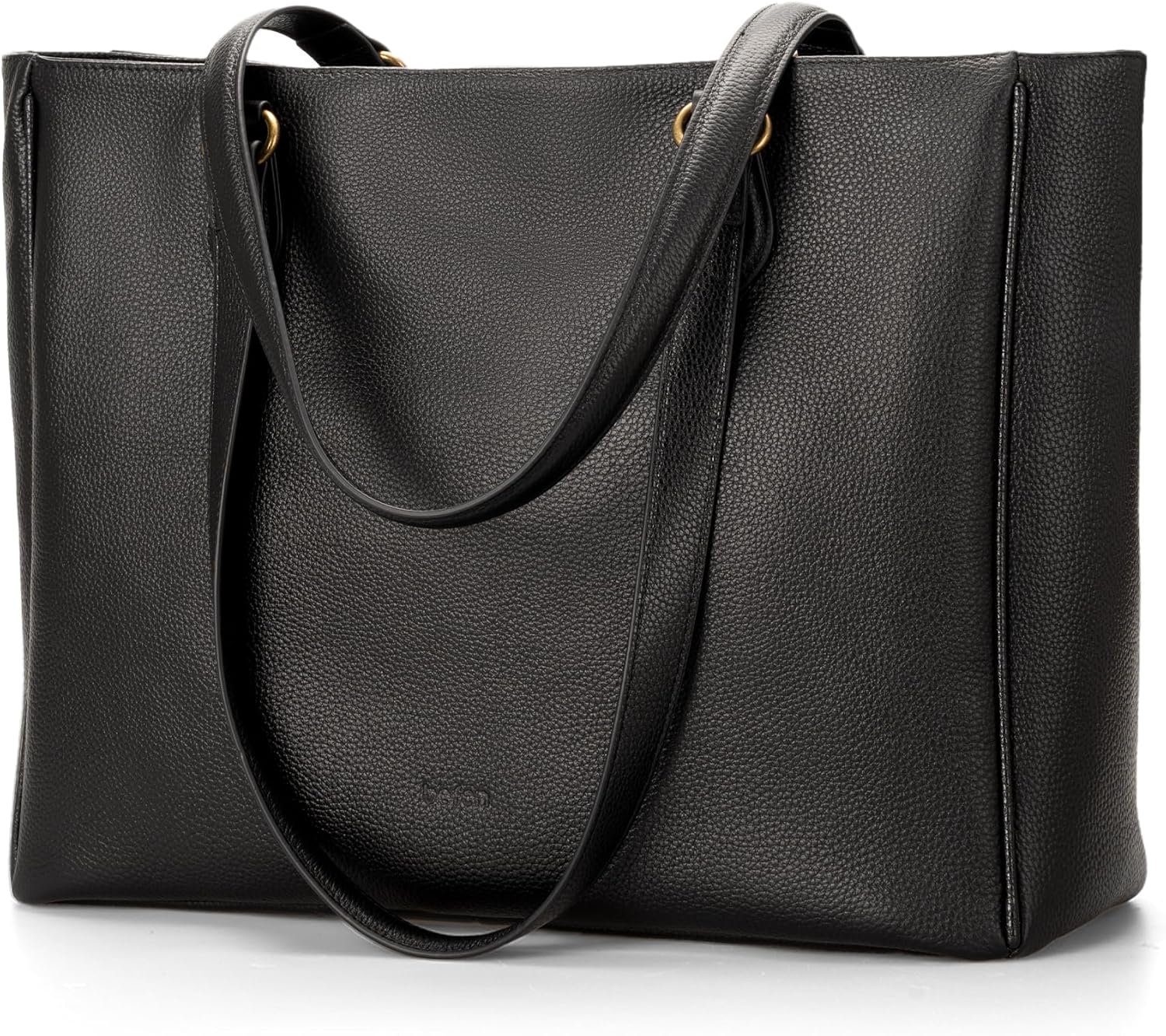 befen Genuine Leather Tote Bag for Women Work, Womens Laptop Purse Bags Shoulder Satchel Handbags with 15.6″ Compartment