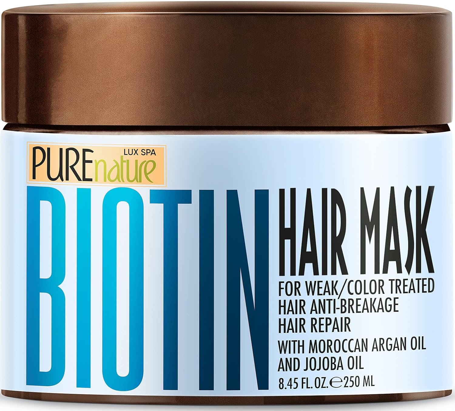 Biotin Hair Mask – Deep Conditioner with Collagen and Keratin for Dry, Damaged and Curly Hair – Fine Conditioning Moisturizer Treatment for Strengthening – Hydrating Care Products for Women and Men
