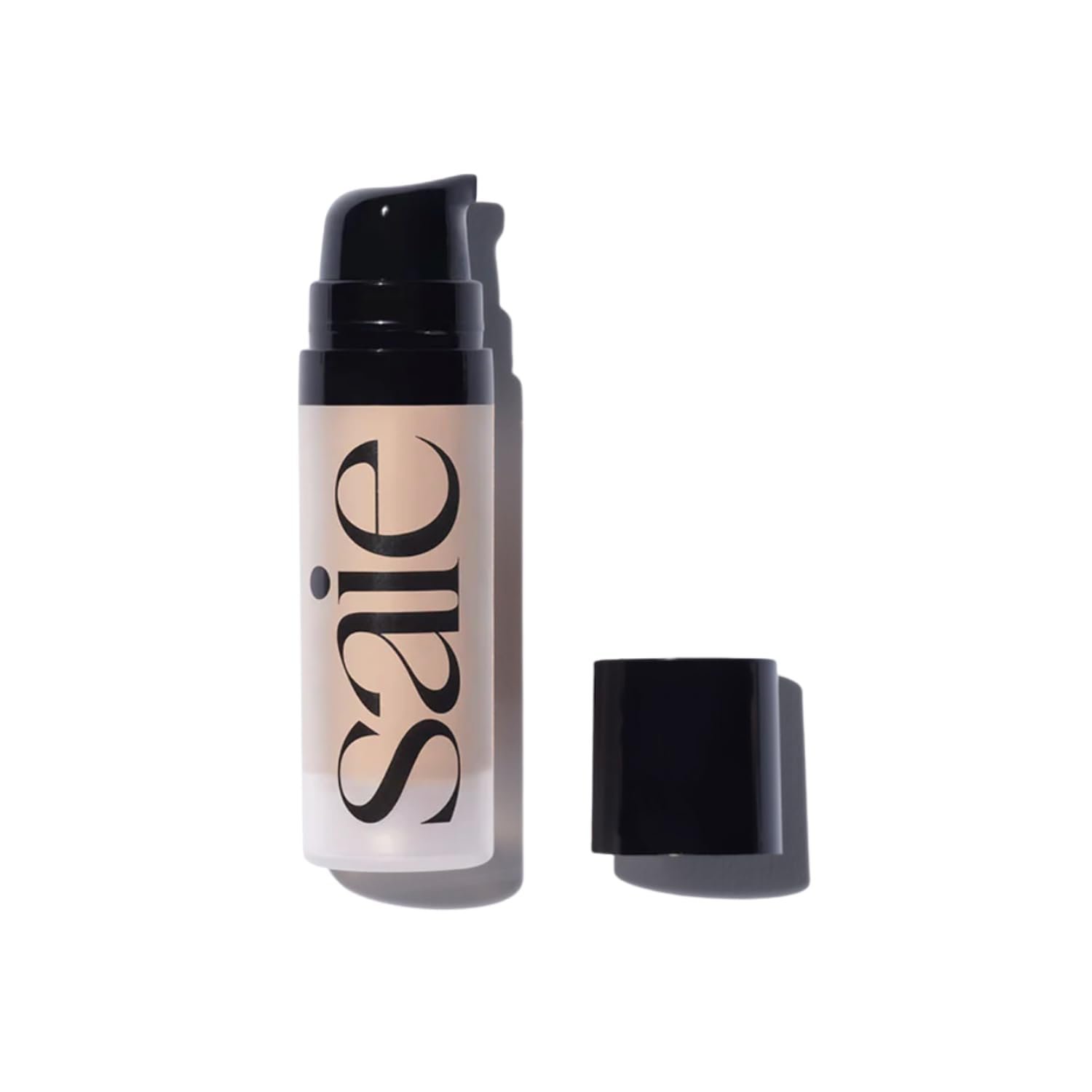 Saie Mini Glowy Super Gel – Hydrating Makeup Primer and Illuminating Glow Serum Enriched with Vitamin C and Squalane Oil – All-Over Liquid Highlighter Makeup for Instant Glass Skin – Warmglow (0.5 oz)