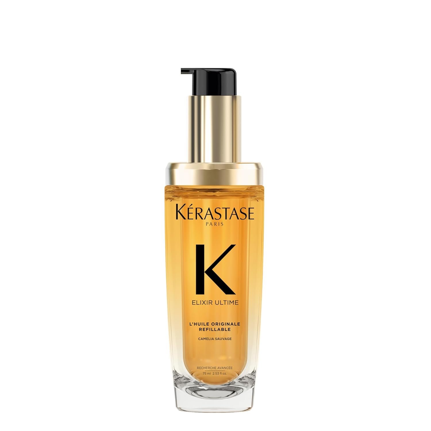 Kerastase Elixir Ultime Refillable Hair Oil – Hydrates & Smoothes Frizz, Adds Shine, With Wild Camellia, Sandalwood and Freesia Fragrance, Nourishes & Strengthens Hair