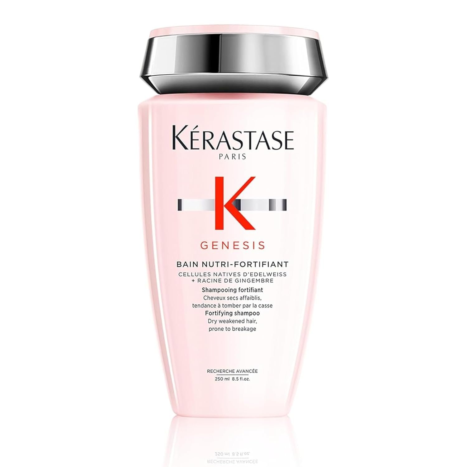 Kerastase Genesis Strengthening Nutri-Fortifiant Shampoo – Gently Cleanses & Clarifies the Scalp, Nourishes and Reduces Breakage, For Weak or Damaged Hair, Detangles & Hydrates, For Normal to Dry Hair