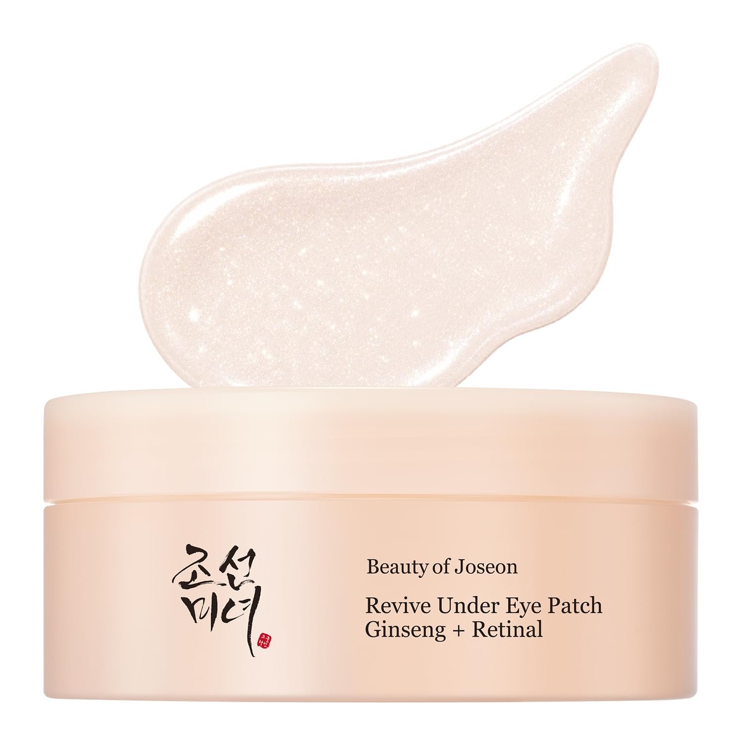 Beauty of Joseon Revive Under Eye Patch with Retinal and Ginseng, for Puffy Eyes, Fine Lines and Wrinkles, Collagen, Peptide, Adenosine and Bakuchiol, for All Skin Types, 60 Sheets, 30 Pairs