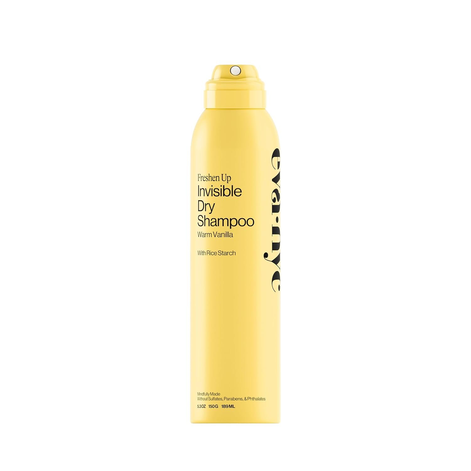 Eva NYC Invisible Dry Shampoo Spray – Oil-Absorbing, Removes Odor & No White Cast – Freshen Up Dry Shampoo For Women – For Light, Dark + Oily Hair – Warm Vanilla Scent – 5.3 oz