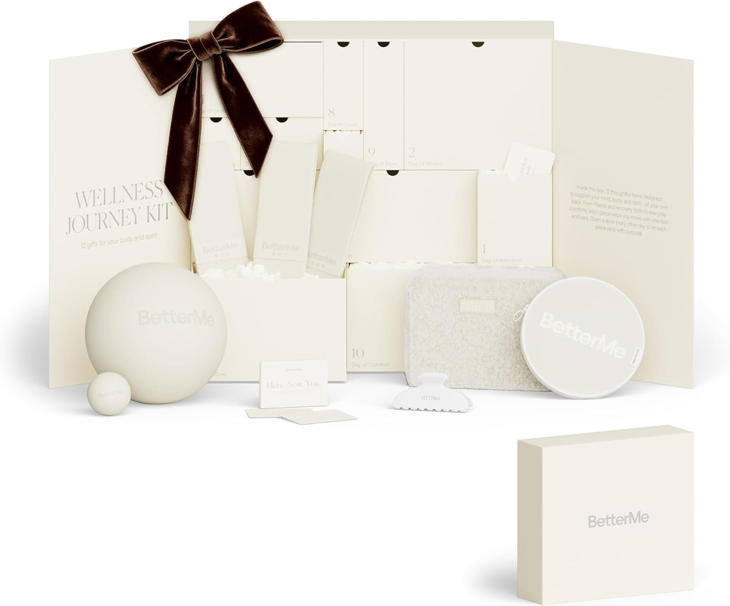 BetterMe Wellness Journey Kit – 12 Days of Fitness, Self-Care & Beauty Gifts for Women – Premium Workout Accessories Gift Set