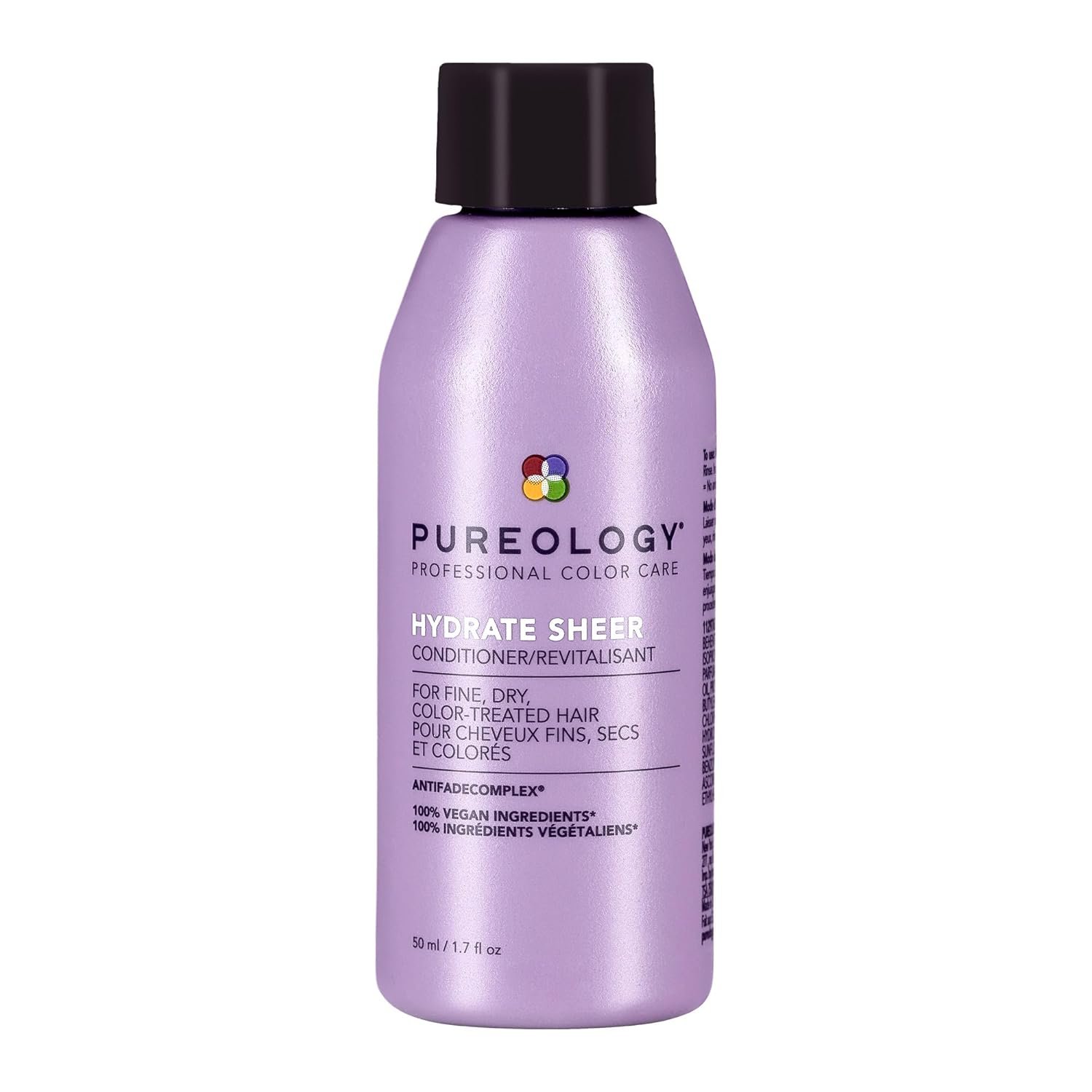 Pureology Hydrate Sheer Conditioner – Lightweight Hydrating Conditioner For Fine or Dry Color-Treated Hair, Silicone-Free & Vegan