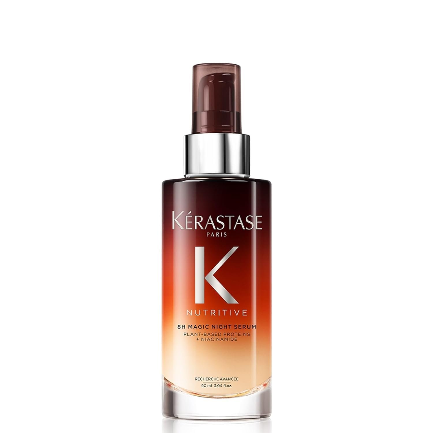 Kerastase Nutritive 8H Magic Night Serum – Overnight Treatment for Dry Hair, Enhances Shine, Nourishes and Reduces Frizz, With Plant-Based Proteins, For All Hair Types