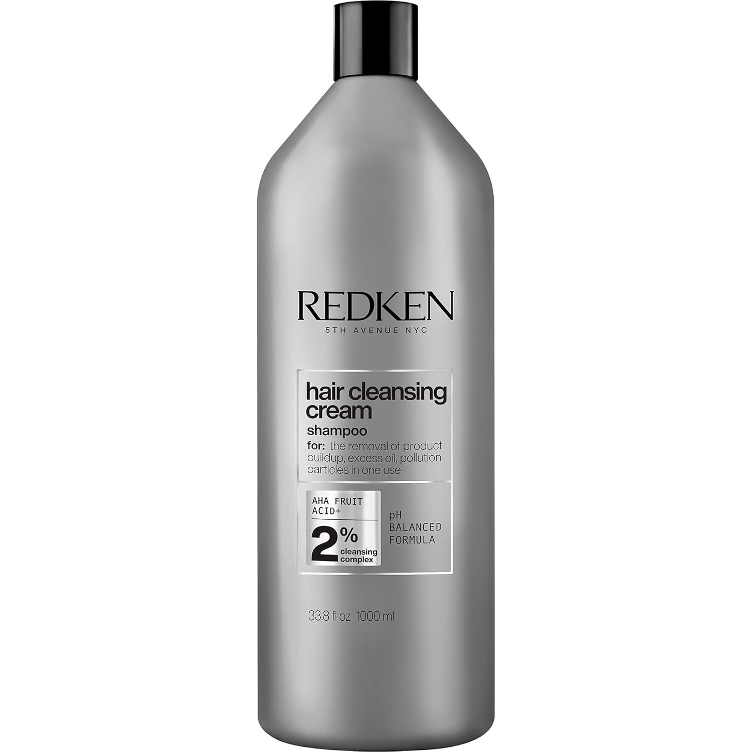 Redken Detox Hair Cleansing Cream Clarifying Shampoo For All Hair Types – Removes Buildup and Strengthens Hair Cuticle