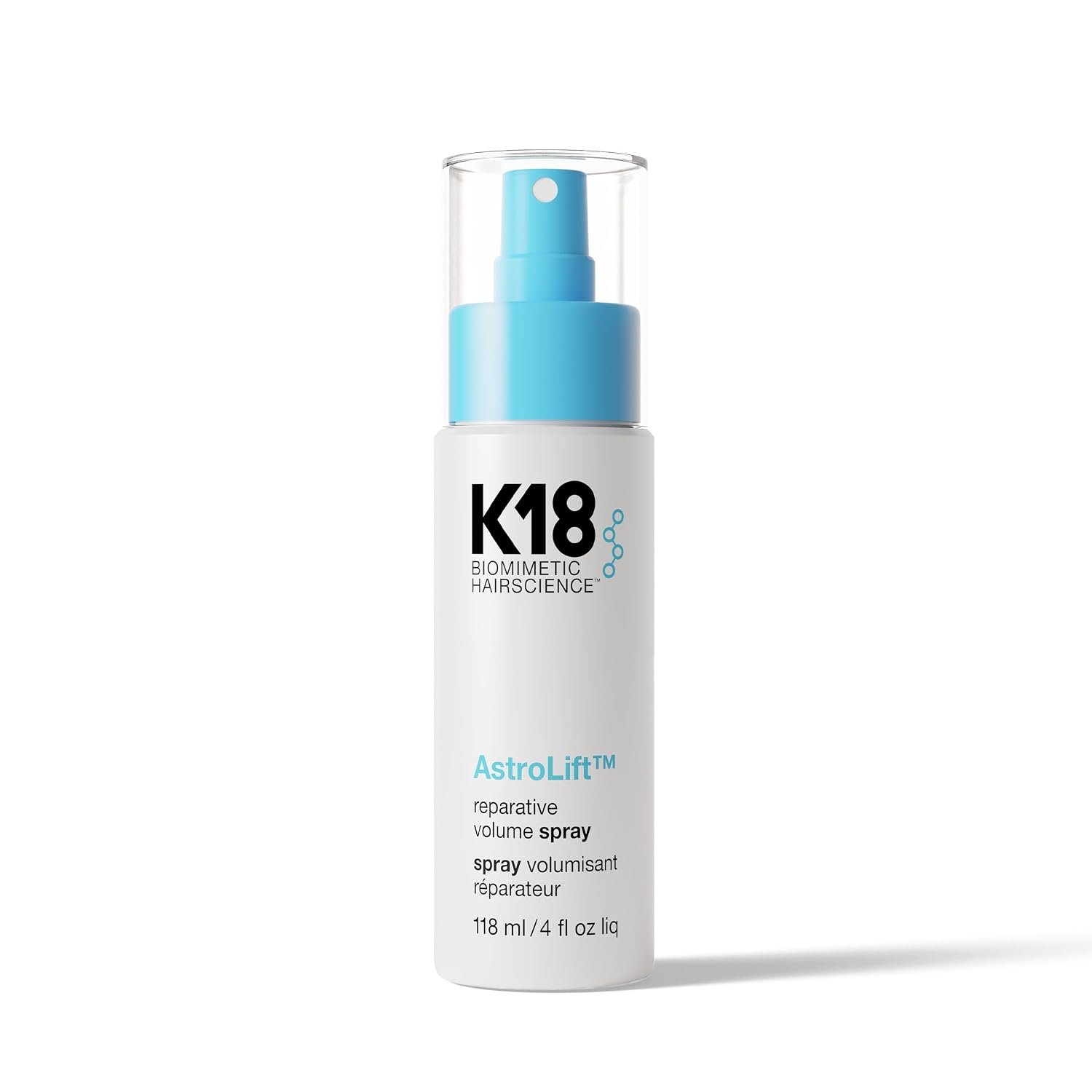 K18 AstroLift™ Reparative Volume Spray, 2-Day Hair Thickening + Hold For Thin, Fine, Fragile Hair, Non-Sticky, Non-Crunchy, Humidity-Resistant Volumizing Spray