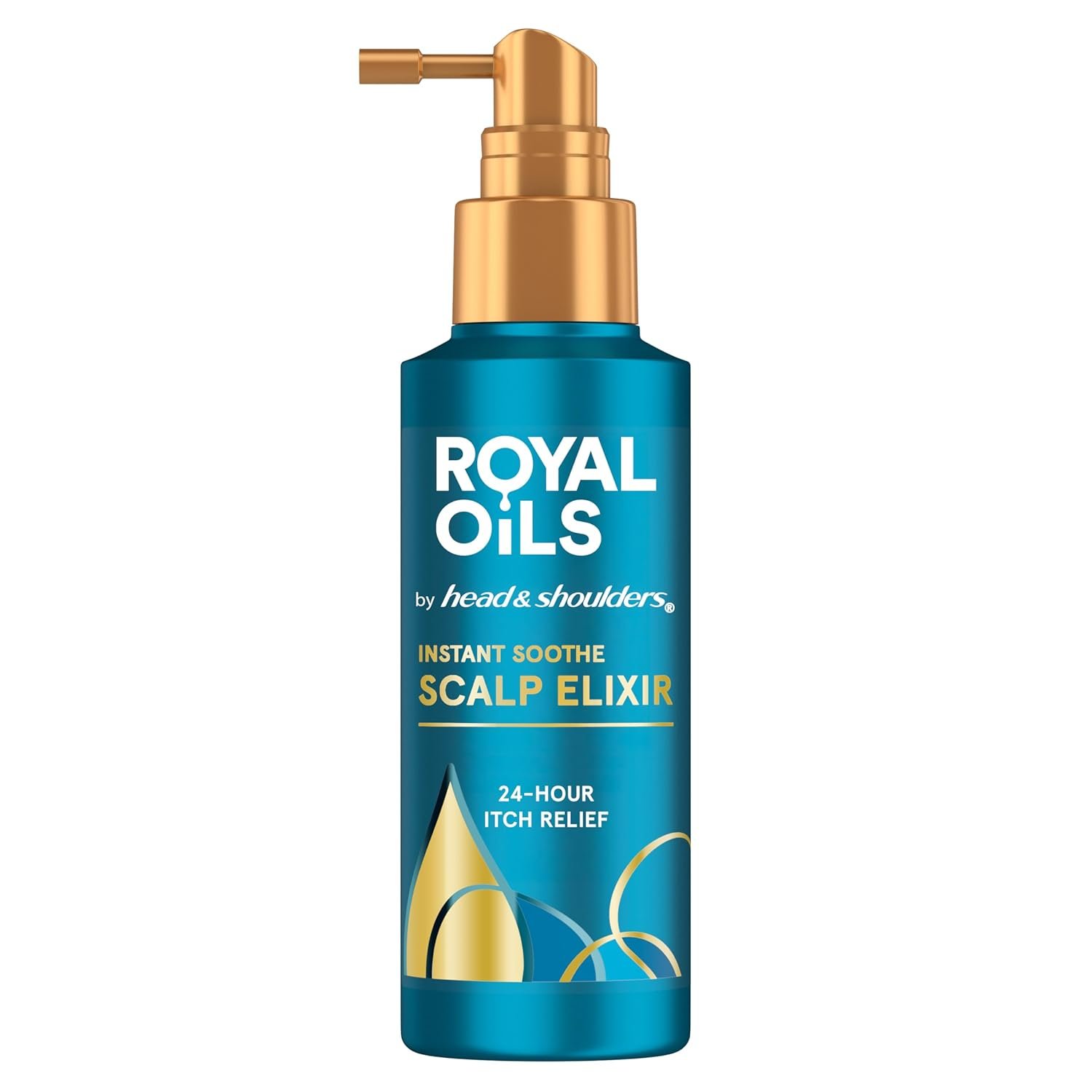Head & Shoulders Royal Oils Scalp Elixir Treatment, Formulated with Cooling Menthol and Peppermint Oil for Instant Scalp Soothe and Hydration, 4.2 fl oz