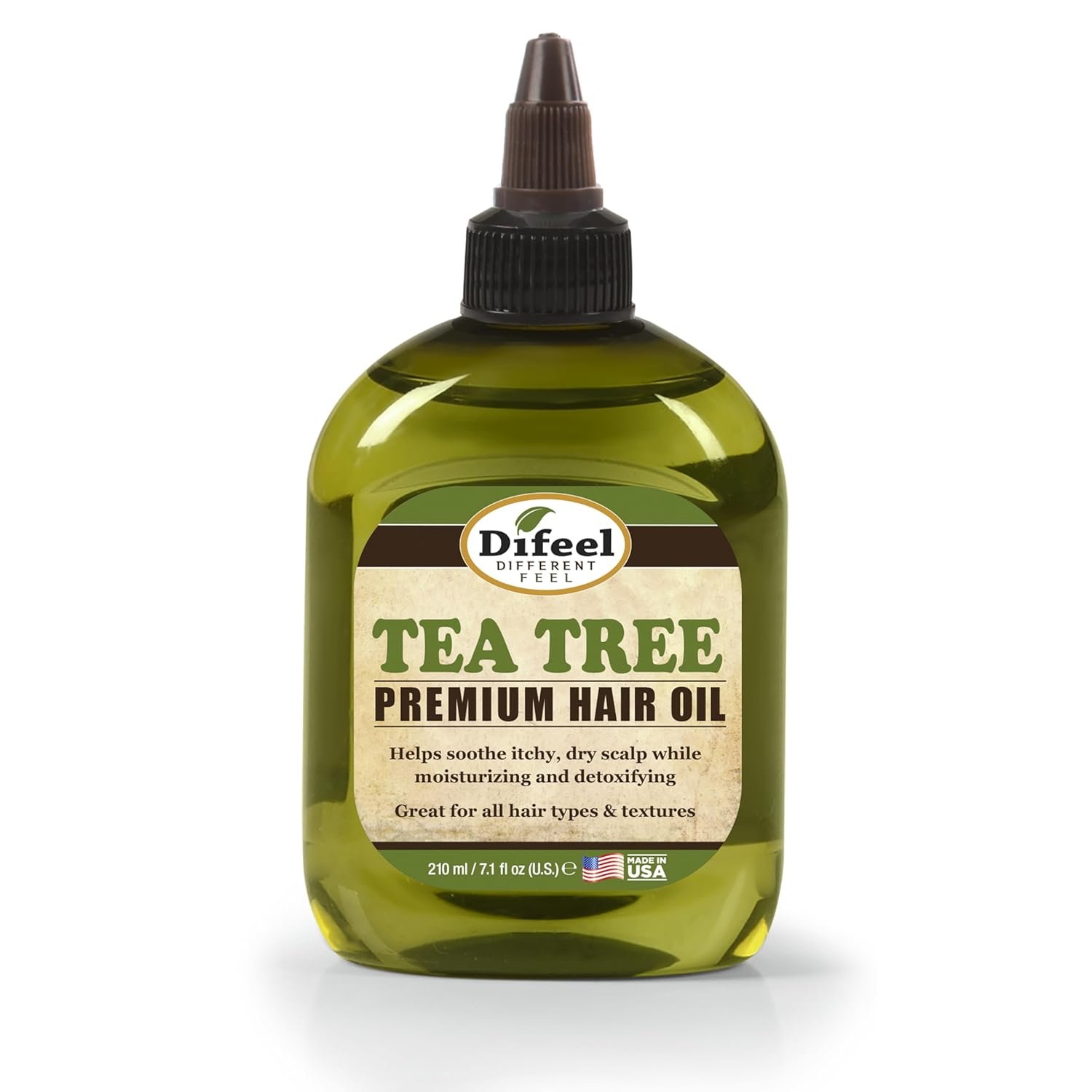 Difeel Premium Natural Hair Oil – Tea Tree Oil for Dry Scalp 7.1 Ounce